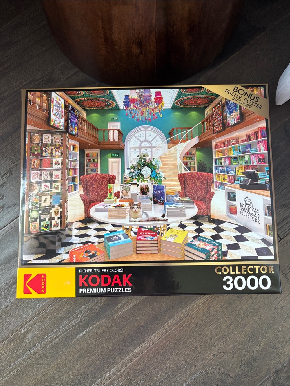 Kodak Premium Puzzle Brandon’s Bookstore Collector,3000 piece